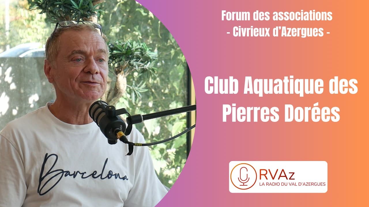 Forum des associations - Club Aquatique des Pierres Dorées -  Eric Fanelli