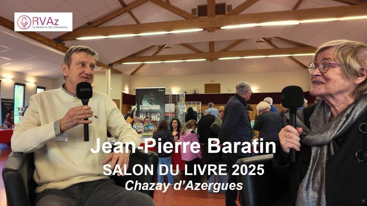 Jean-Pierre Baratin - Salon du Livre 2025, Chazay d'Azergues
