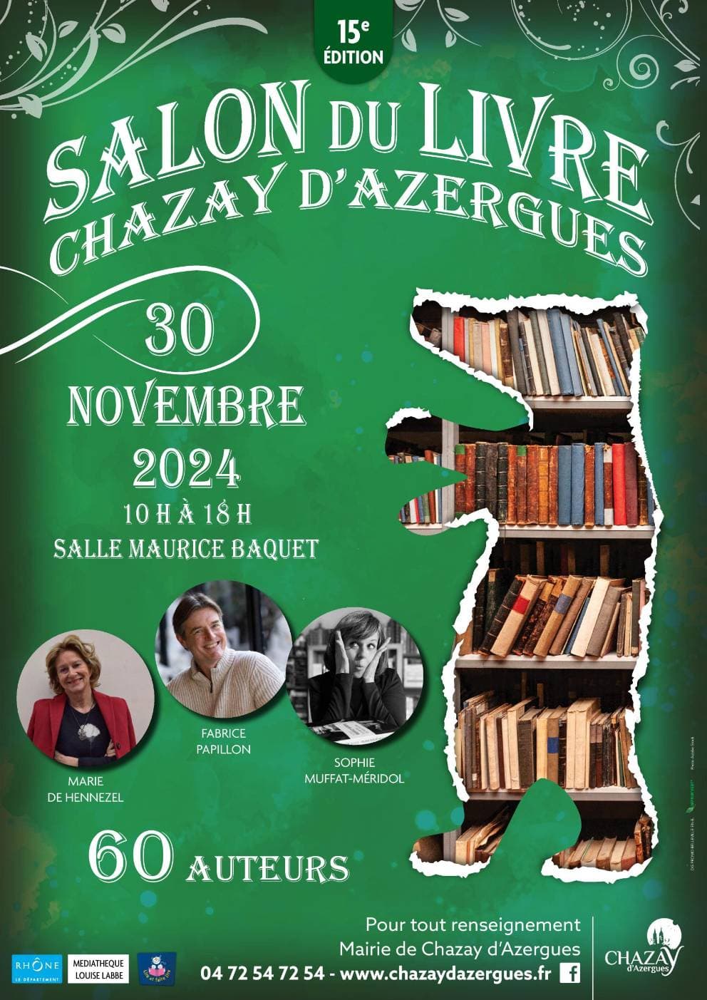 affiche salon du livre 2024